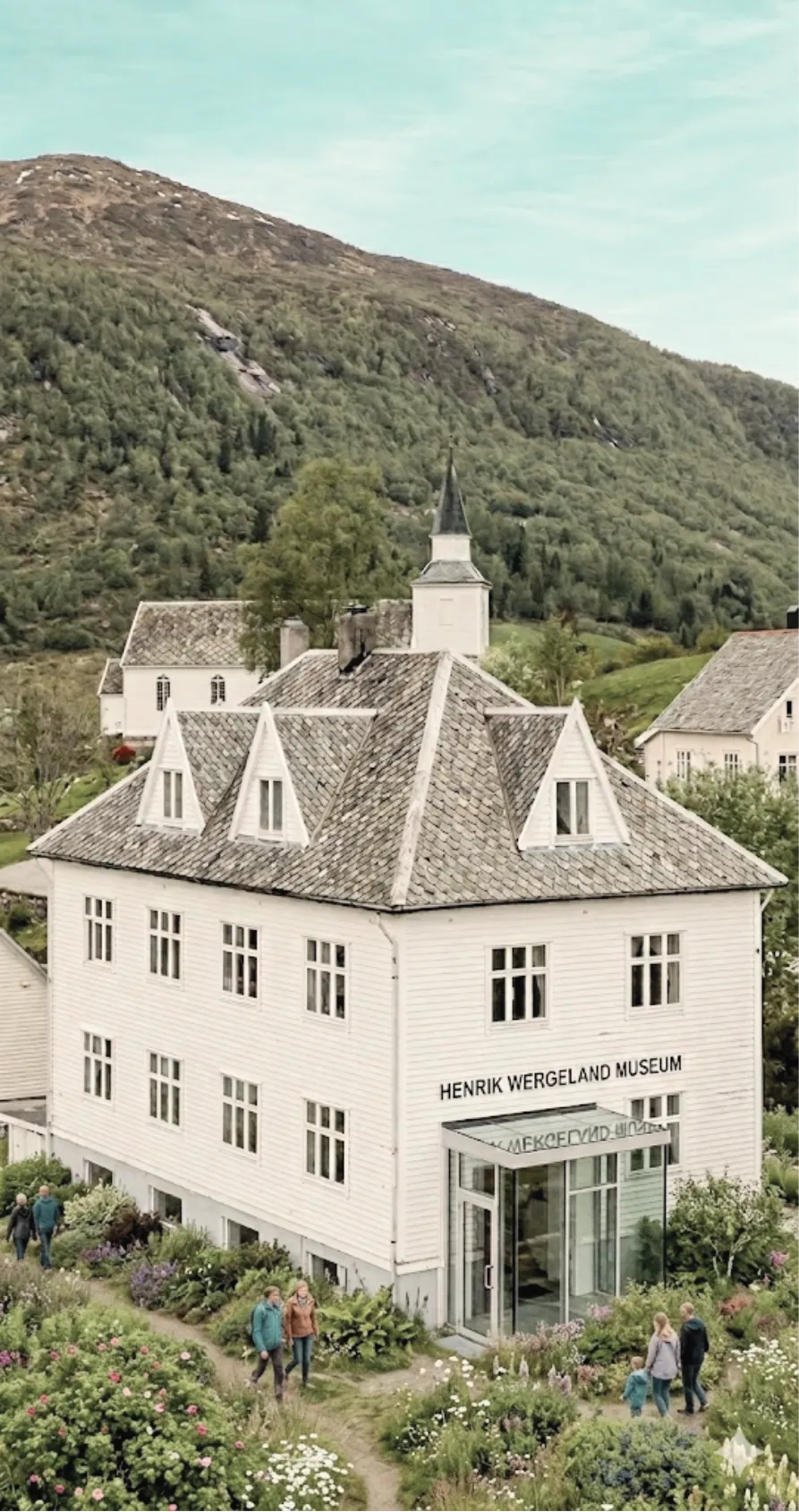 Konseptbilde av museumsbygget i Brekke